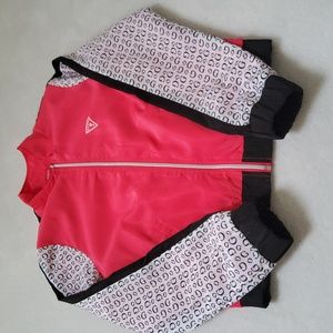 Women's Guess Wind Block Zipper Pockets Jacket Size M